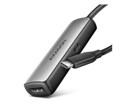 Przejściówka Axagon RVC-HI8KPD USB-C - HDMI 2.1 adapter, 8K/60Hz, PD 100W